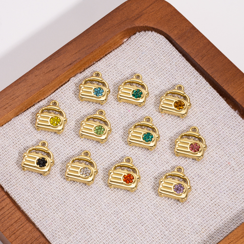 1 PieceRadio Shape DIY Irregular Shape Stainless Steel Women's Pendants Picture2