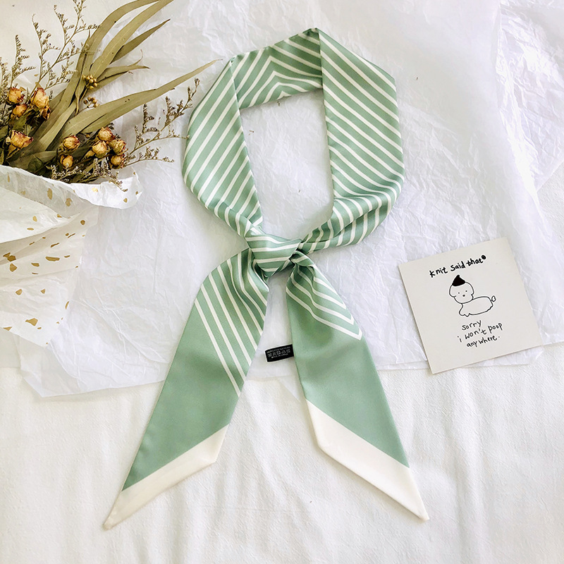 1 Piece Simple Strip Polyester Women's Bandana h5Picture4