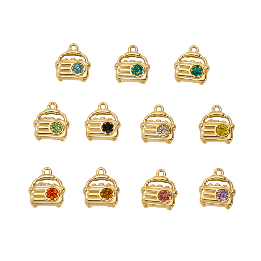 1 PieceRadio Shape DIY Irregular Shape Stainless Steel Women's Pendants Picture4