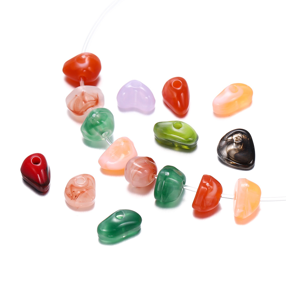 1 Bag of Classic Irregular Shape Acrylic Jewelry Beads Picture2