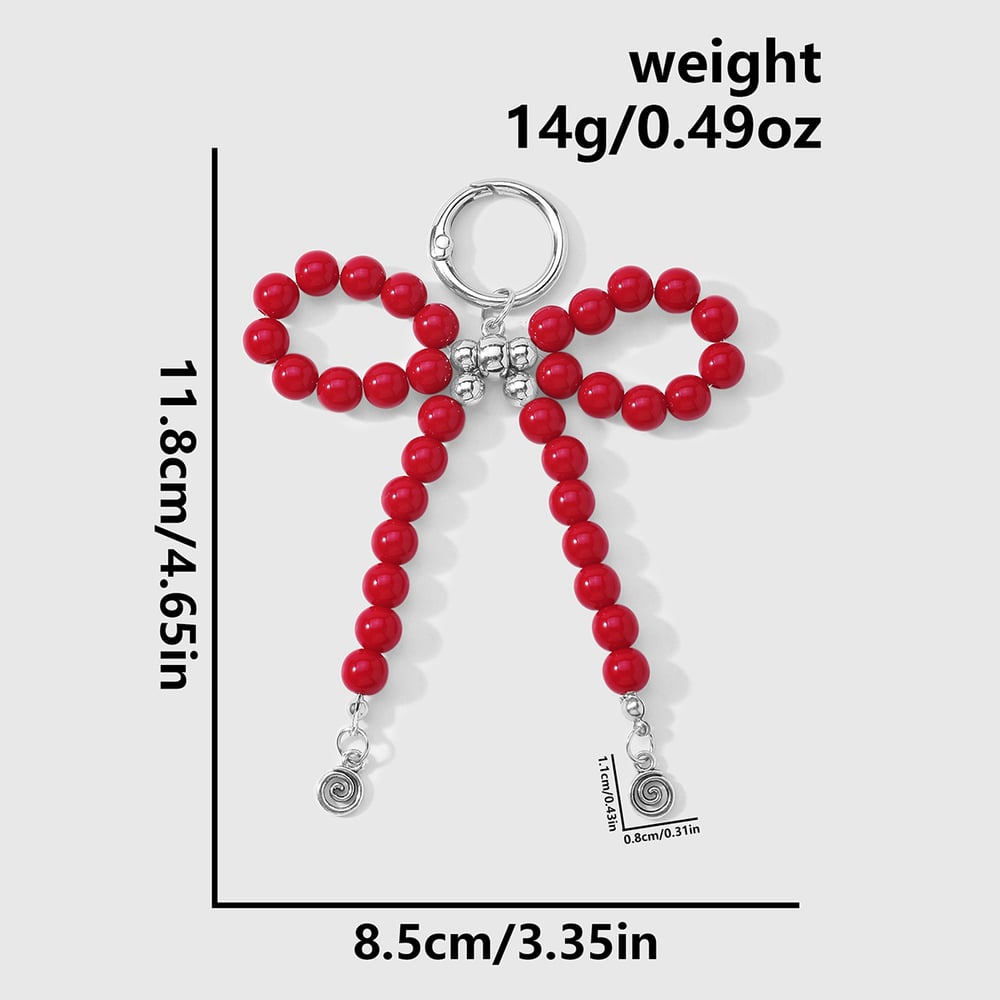 1 Piece Bow Knot Beads Mixed Color Resin Bag Charm Picture2