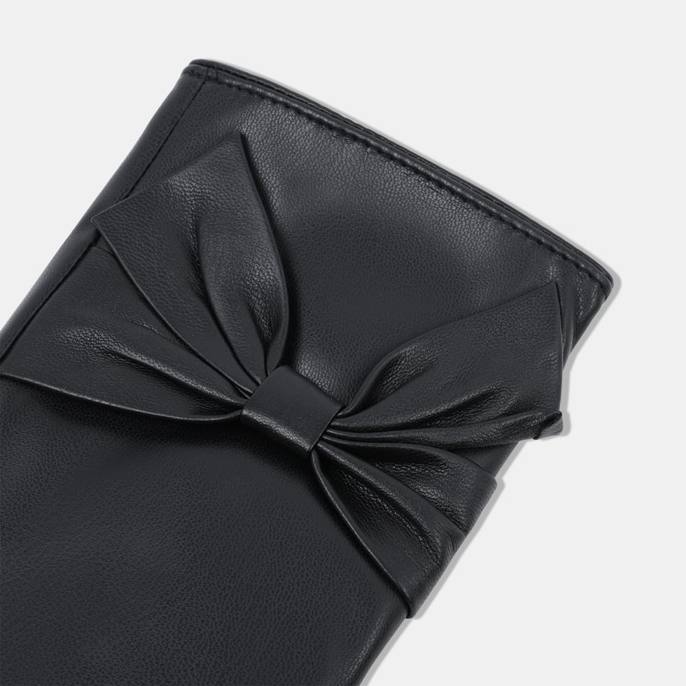 1 Paar PU-Damenhandschuhe mit Schleifenknoten h5Bild3