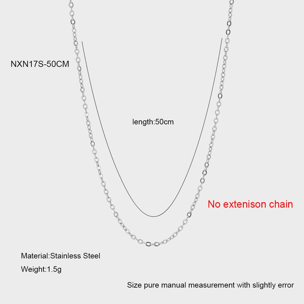 Einfache und stilvolle DIY goldfarbene Edelstahlketten