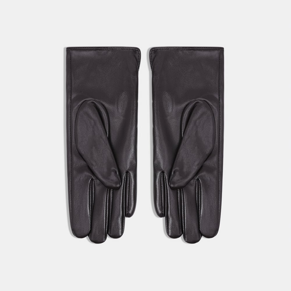 1 paire de gants élégants unis à perles pour femmes Image3