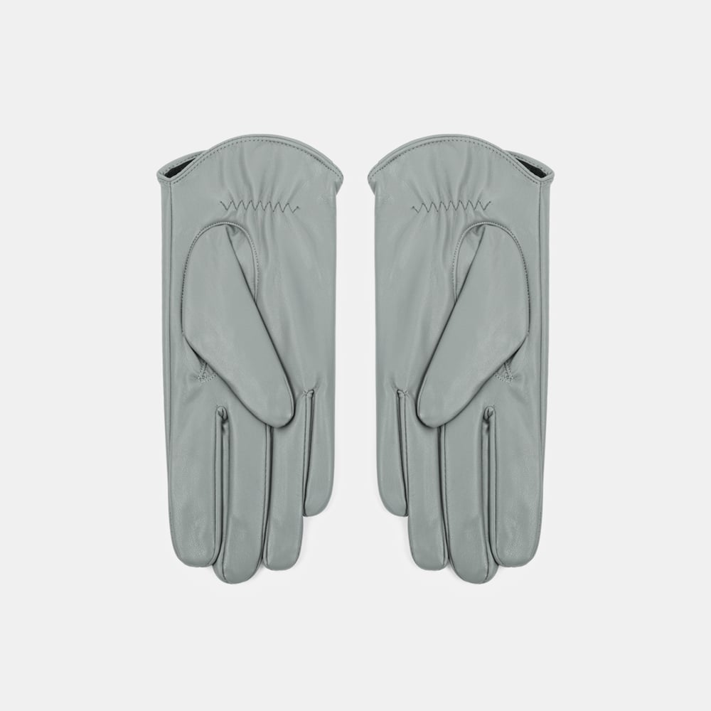 1 Paar einfarbige PU-Damenhandschuhe mit Schleife h5Bild2