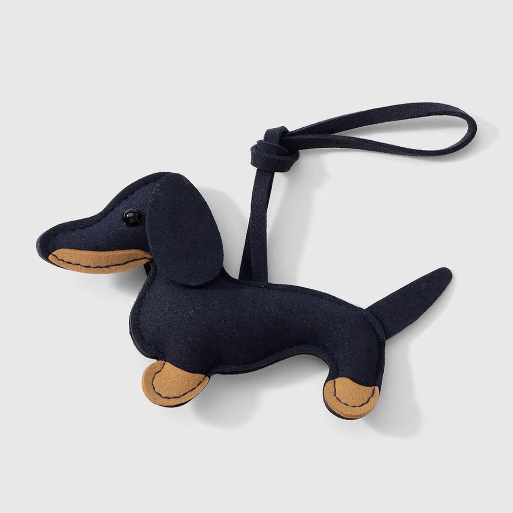 1 Piece Cute Dachshund Cartoon Bag Charm