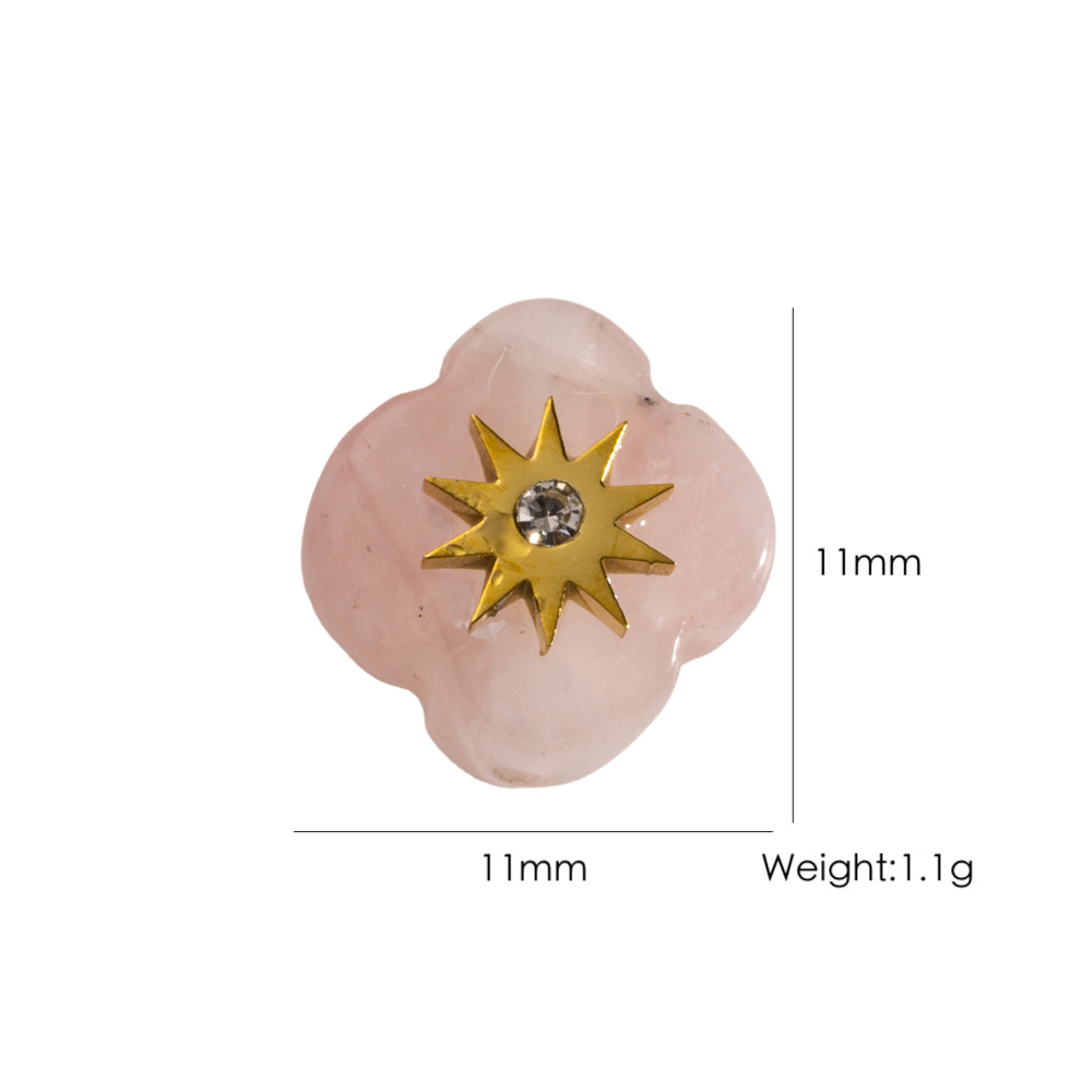 1 pendentif simple à faire soi-même en perles artificielles soleil de forme irrégulière