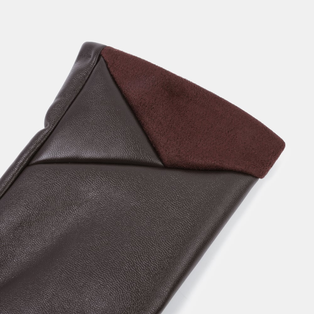 1 paire de gants pour femmes en PU de couleur unie h5Image3