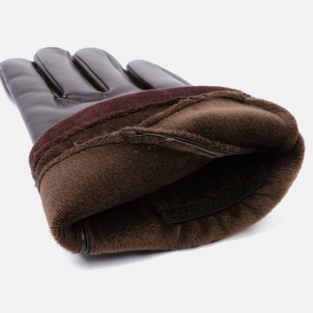 1 paire de gants pour femmes en PU de couleur unie h5Image4