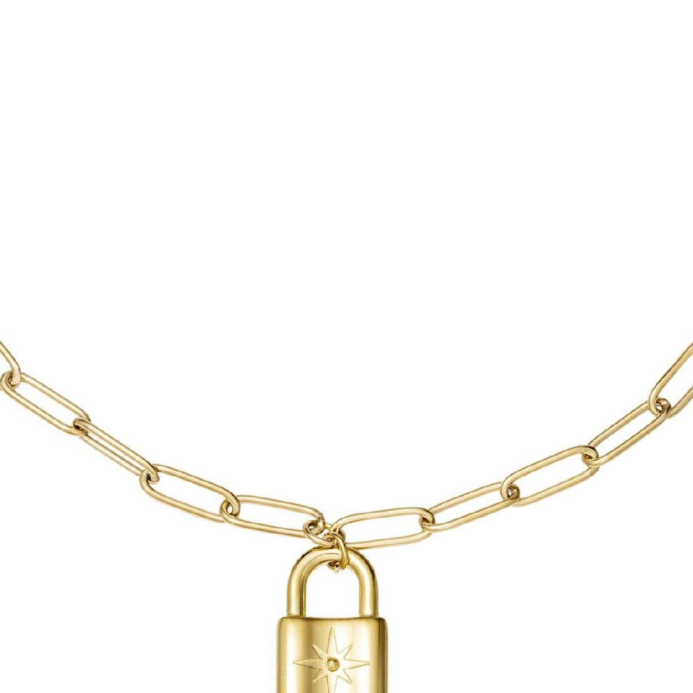 Necklace cute lock Picture4