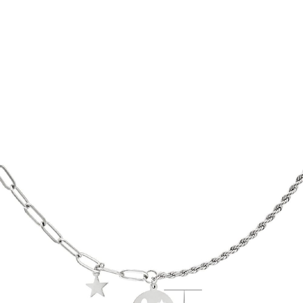 Stainless steel necklace smiley and star Picture5