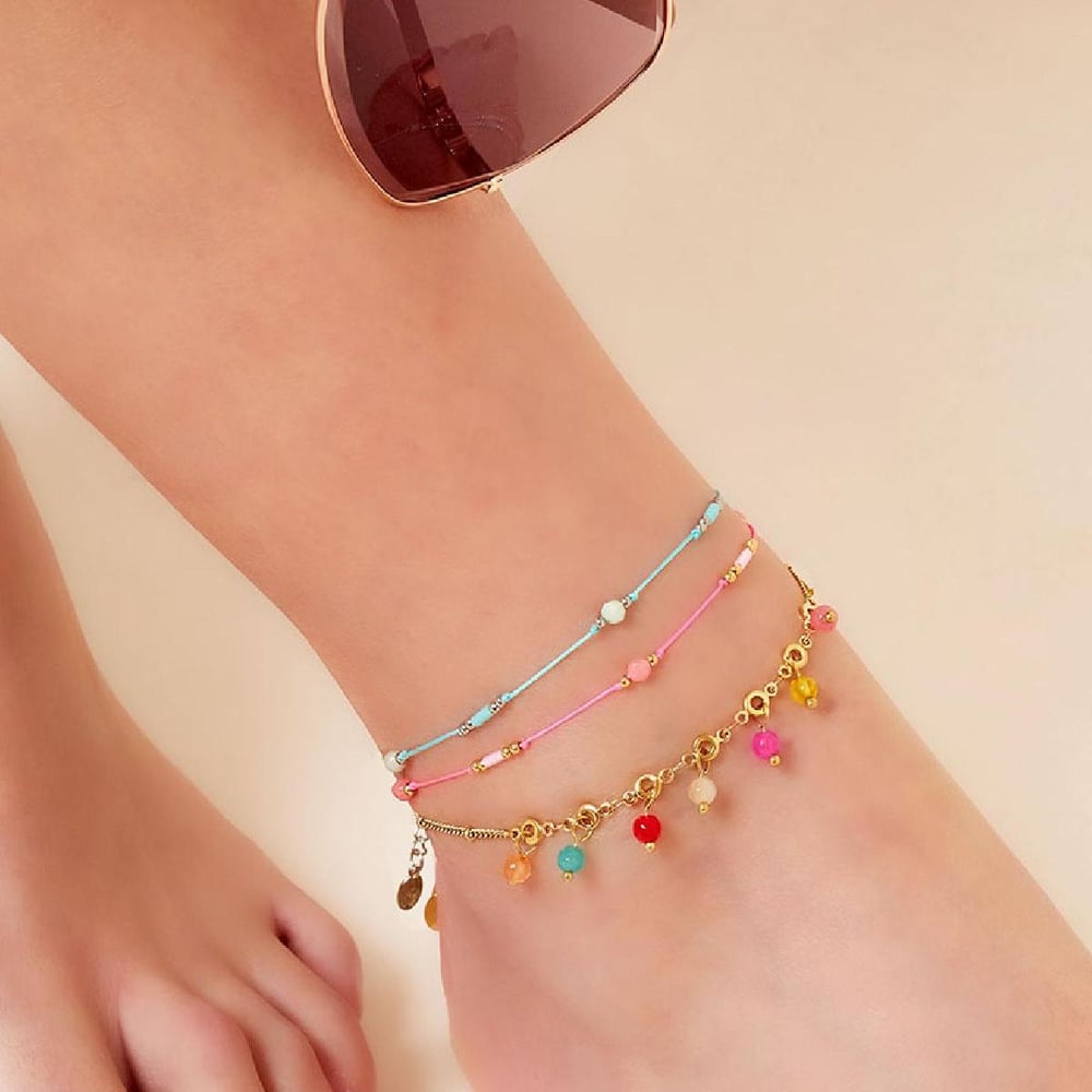 Anklet cord colors & beads Picture3