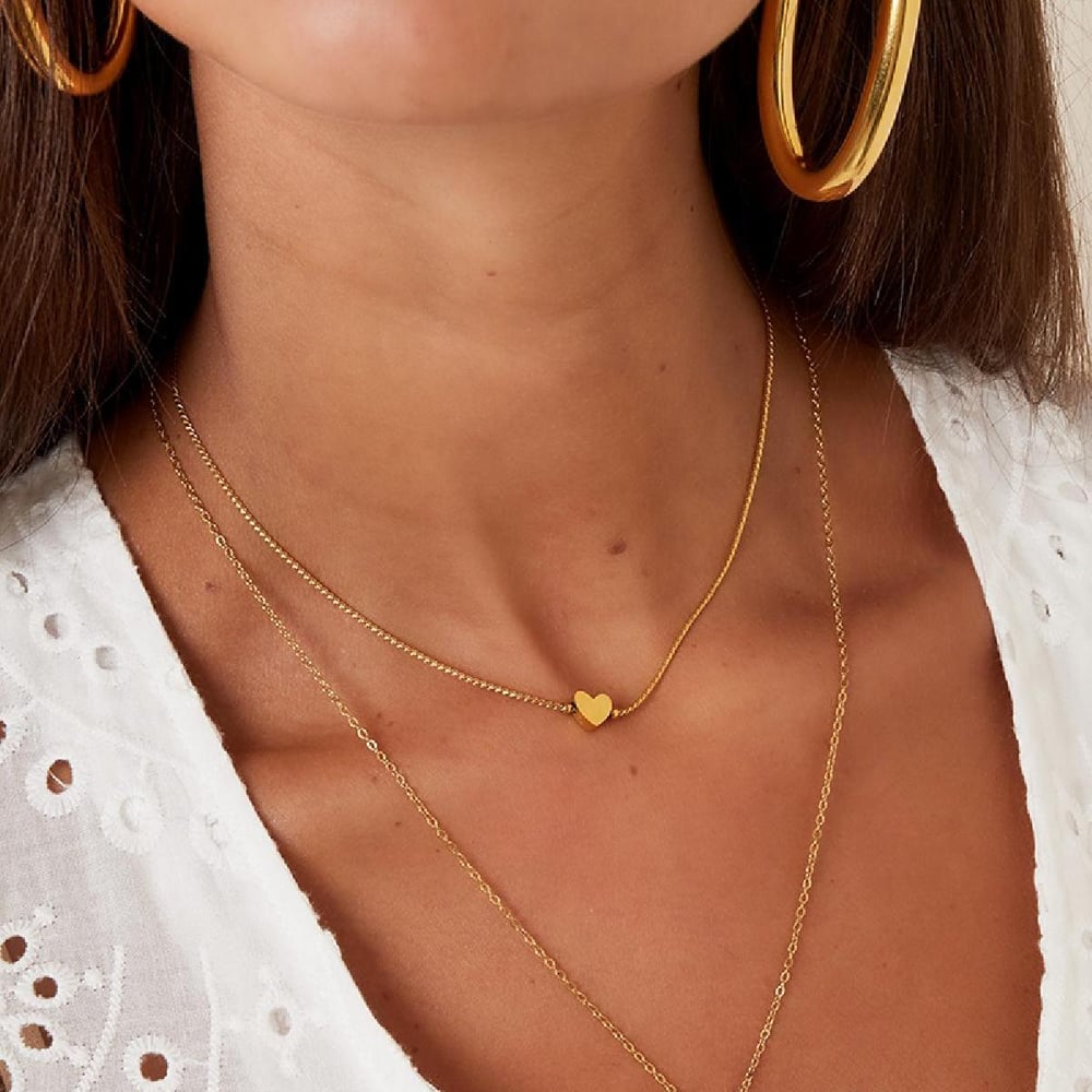 Adult - Coloured heart necklace Picture4
