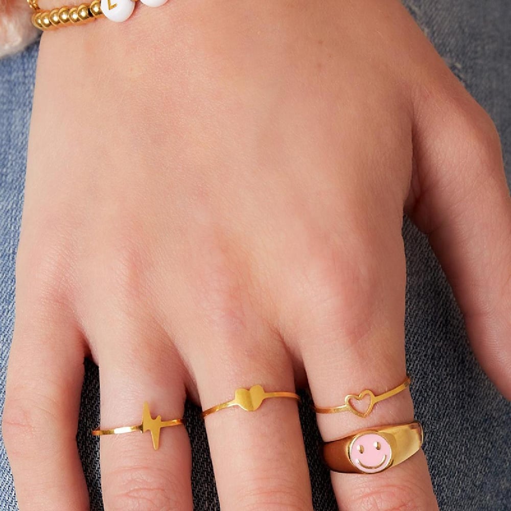 Adjustable ring lightning bolt Picture3