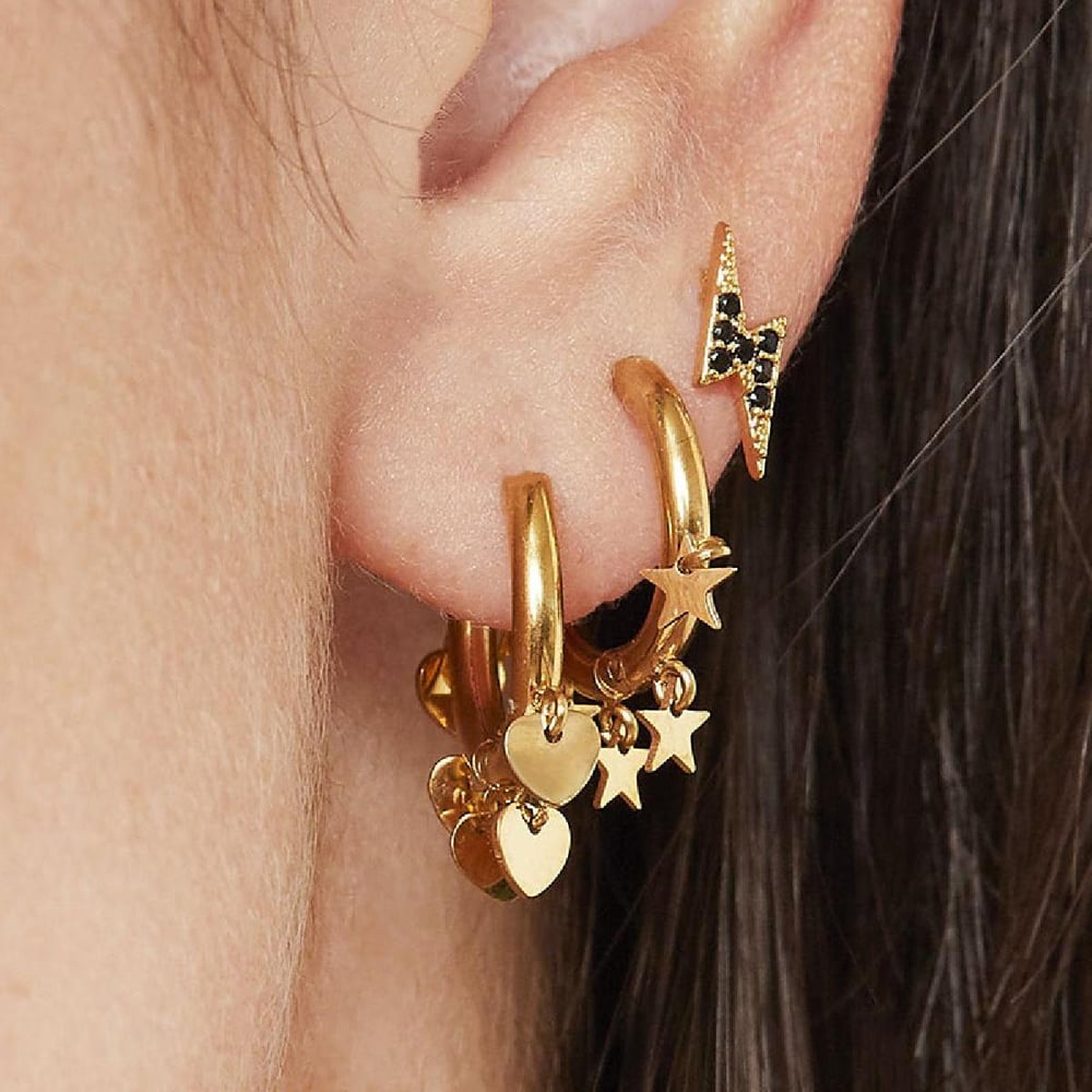 Earrings Floating Stars Picture3