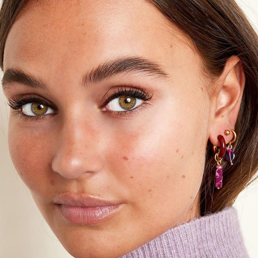 Orecchini con Charm Colorato Grande Immagine2