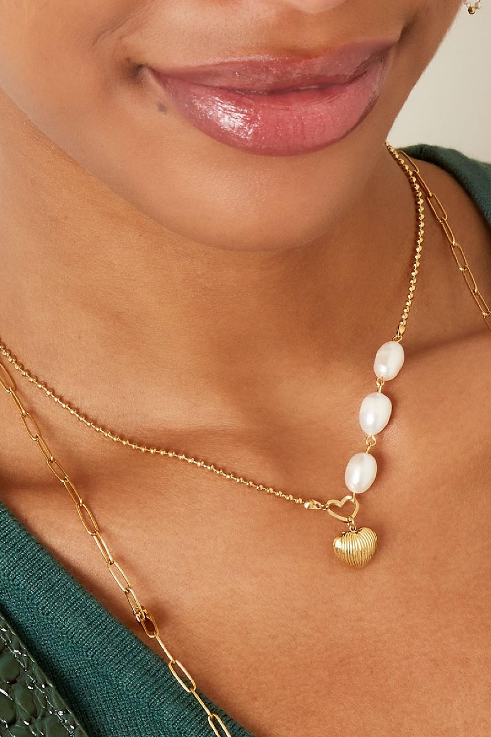 Halskette aus Edelstahl  Bild3