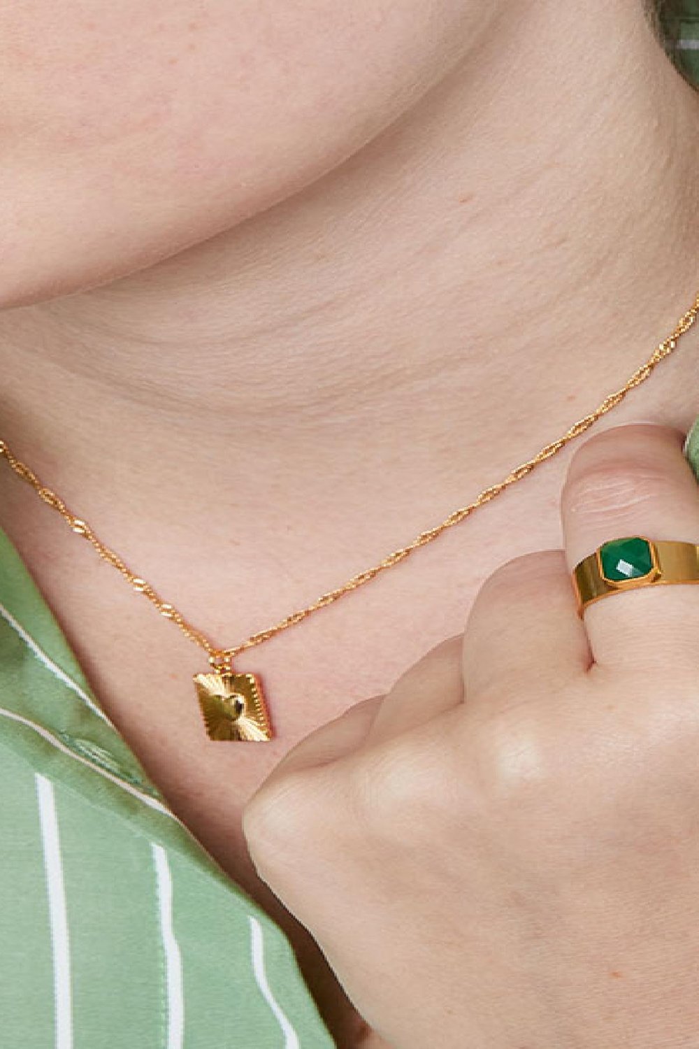 Ring Color Party Gelb Edelstahl One size h5Bild2