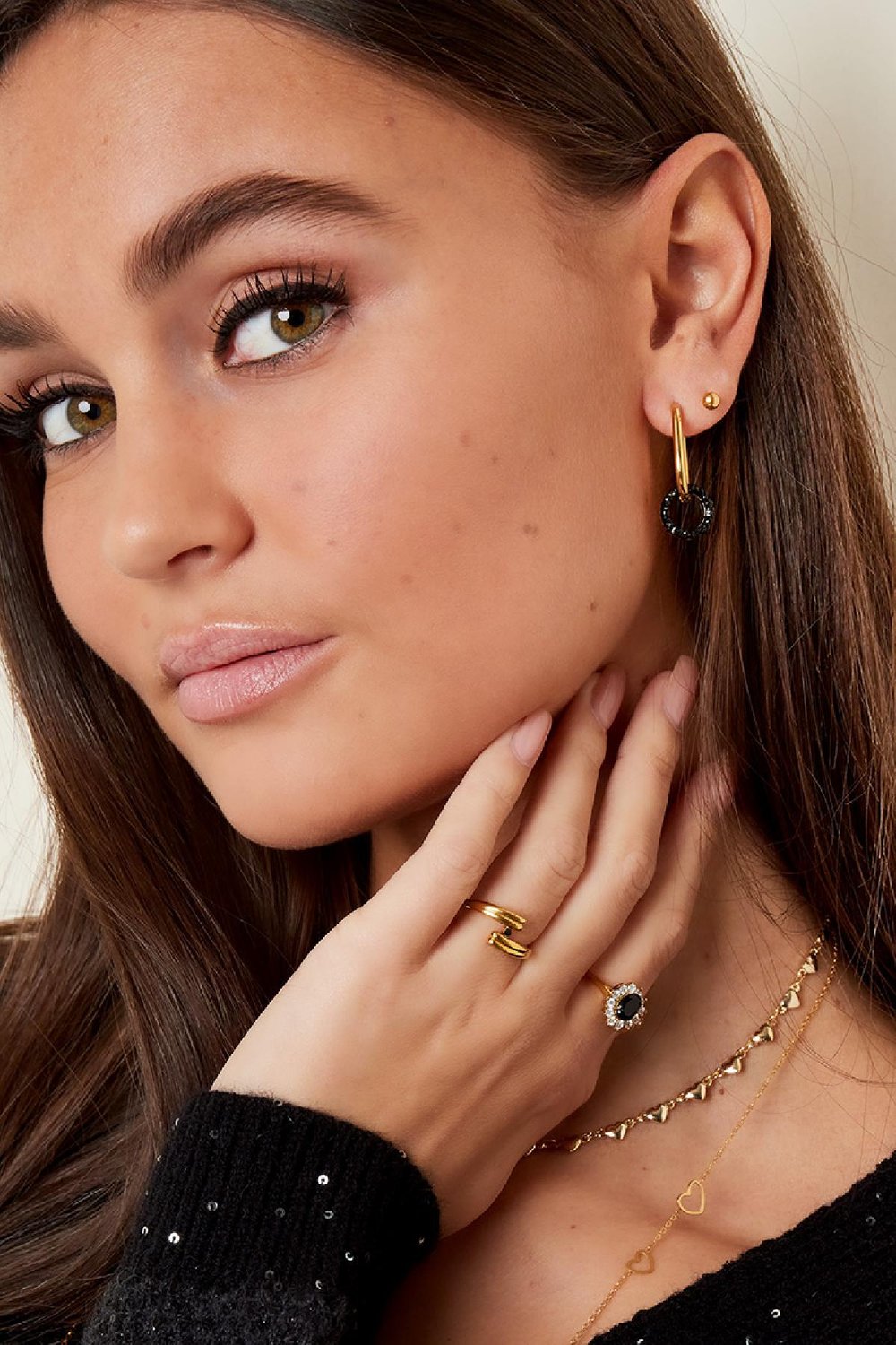 stainless steel ring chic Silver Color 16 h5Picture3