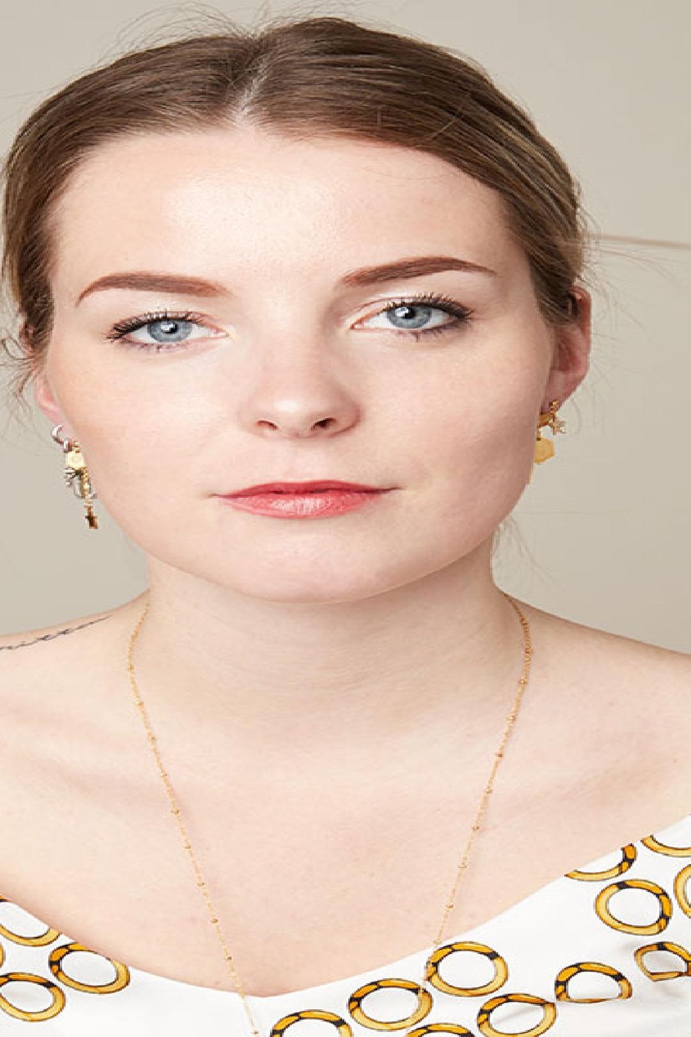 Ohrringe Let's Party Silber Edelstahl Bild2