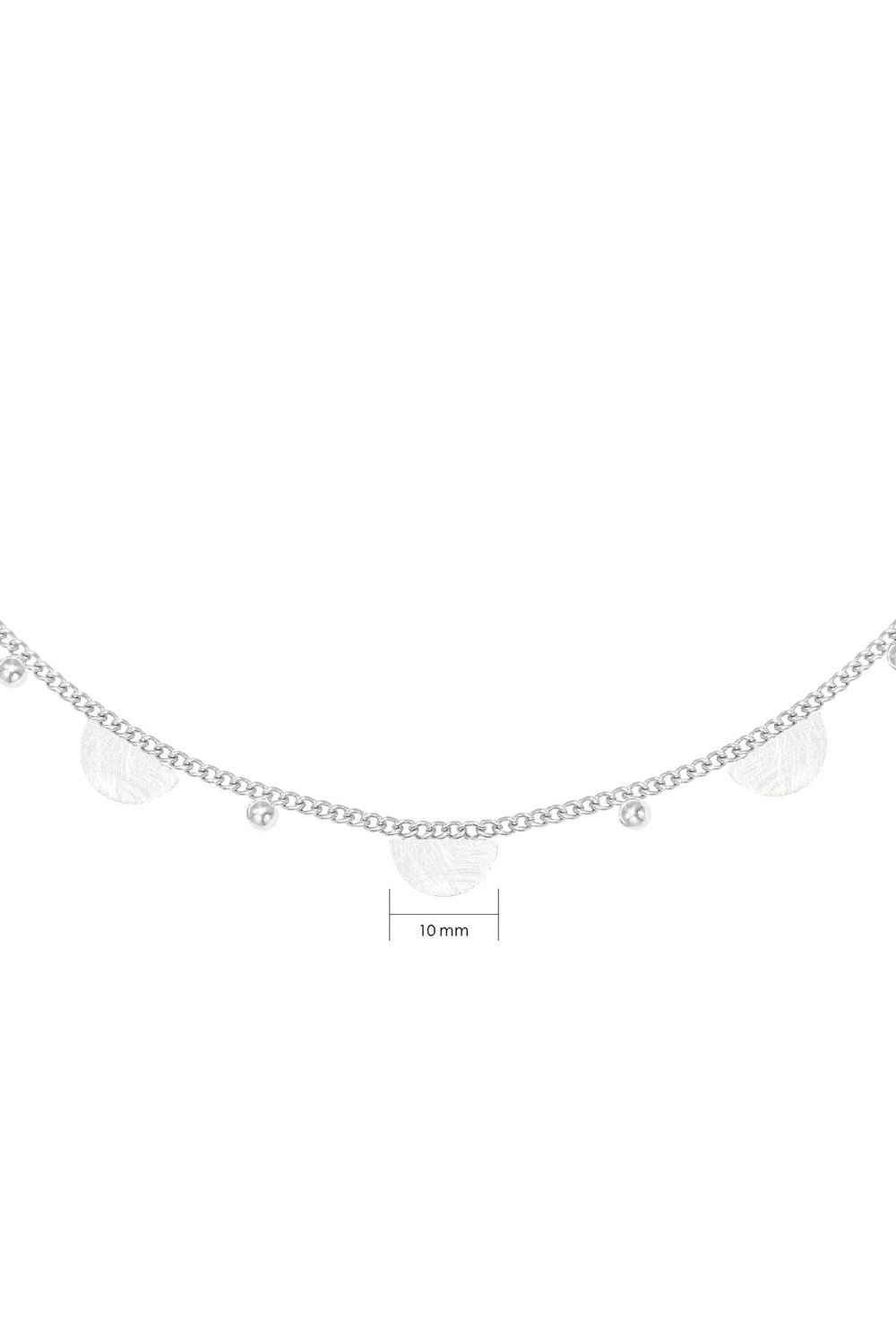 Necklace Offline Silver Color Stainless Steel Picture2