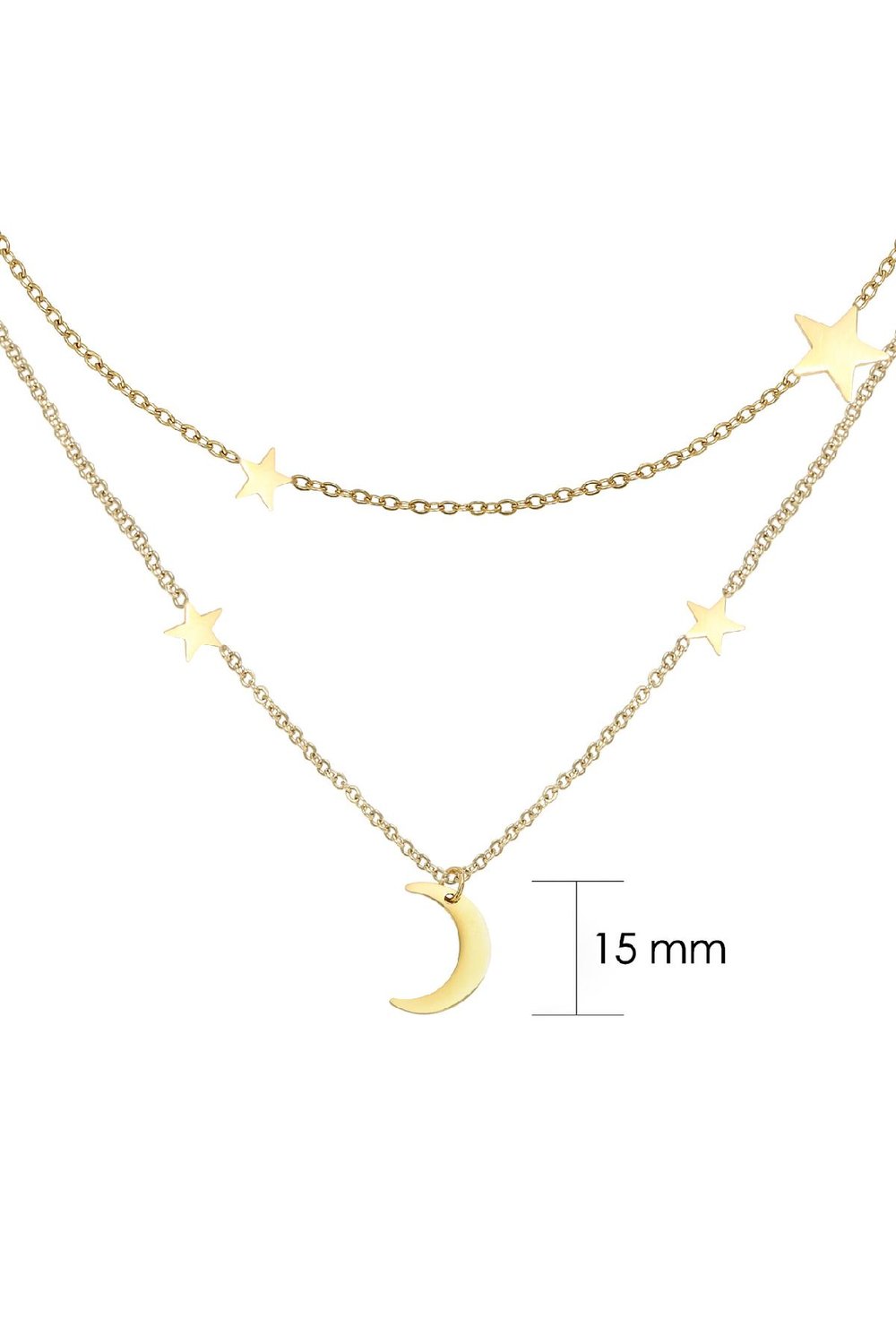 Collier Intergalactic Couleur or Acier inoxydable Image2