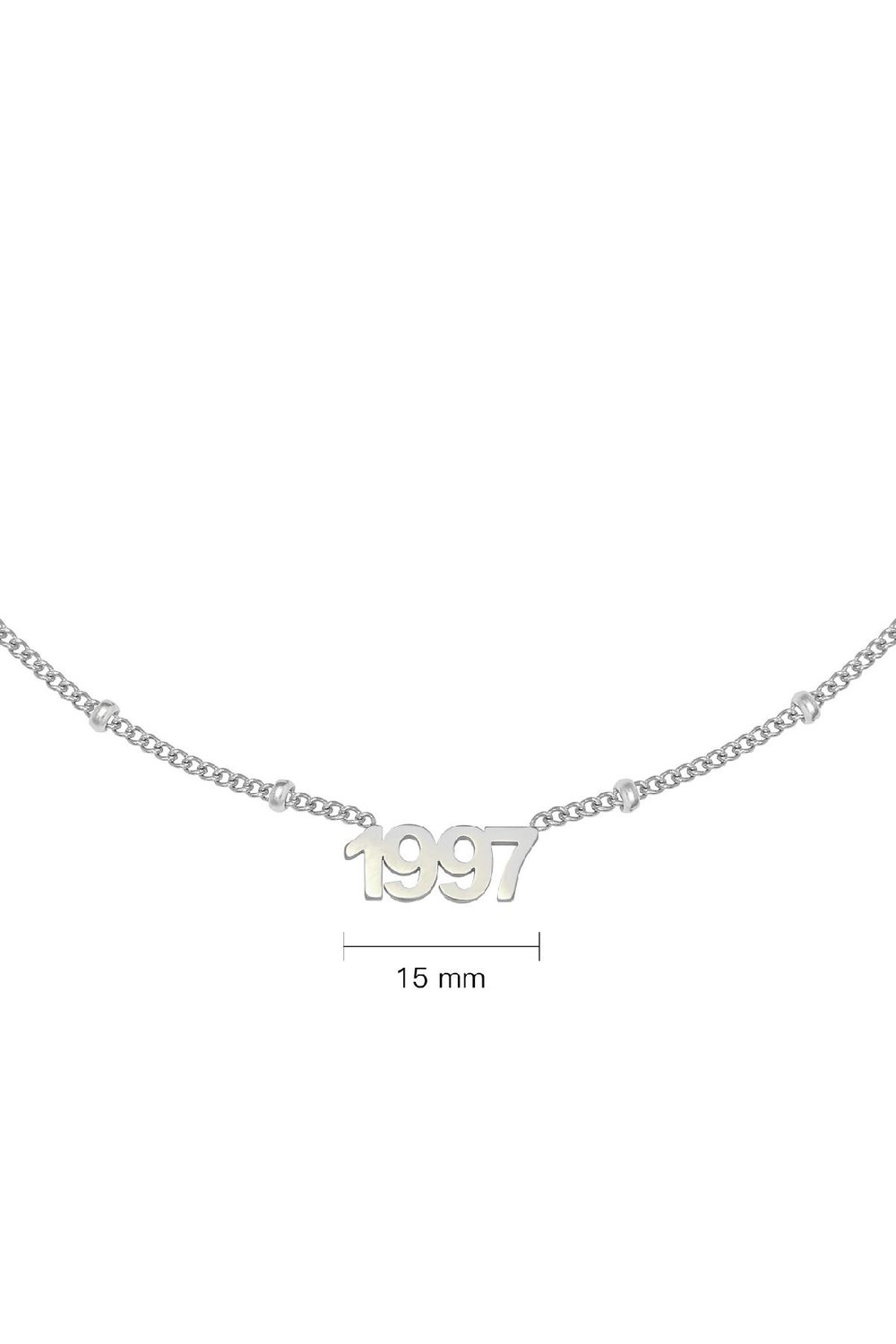 Ketting Year 1997 Zilver Stainless Steel h5Afbeelding2