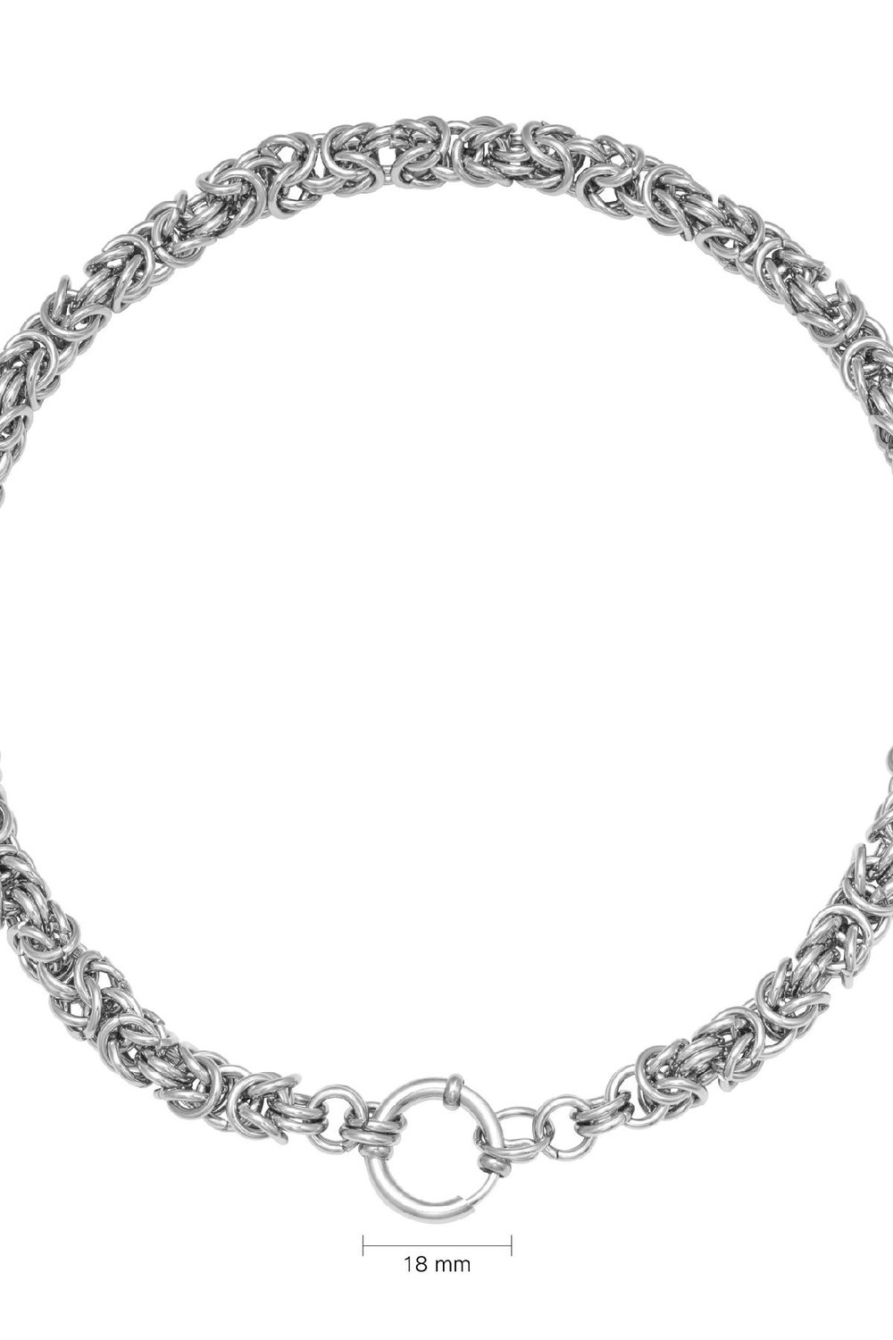 Halskette Chain Tiana Silber Edelstahl Bild2