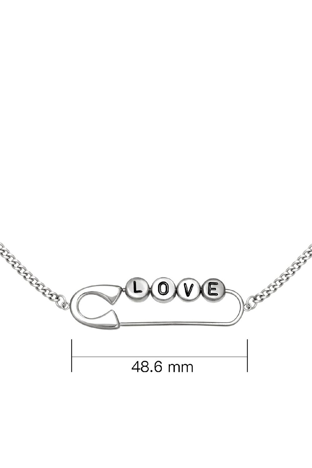 Ketting Safety First Zilver Stainless Steel Afbeelding3