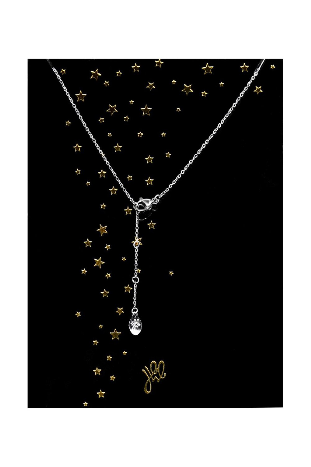 Halskette Little Snowflakes Silber Edelstahl h5Bild2