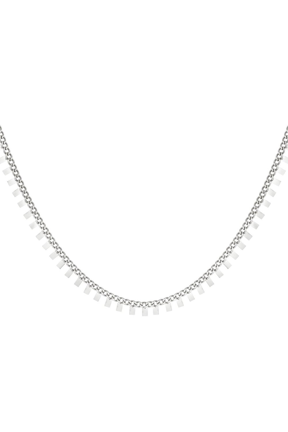 stainless steel necklace squares  