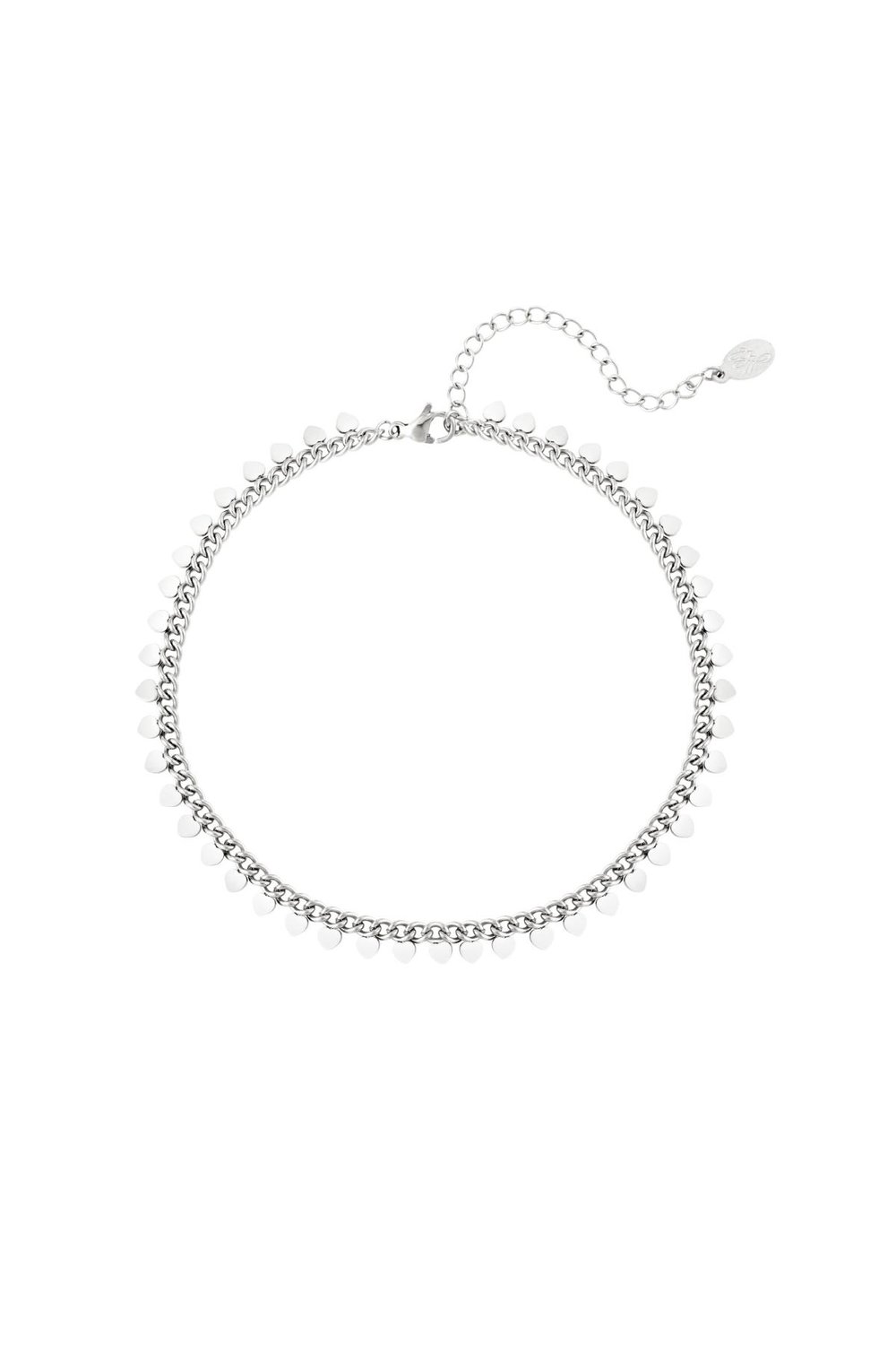 stainless steel anklet hearts