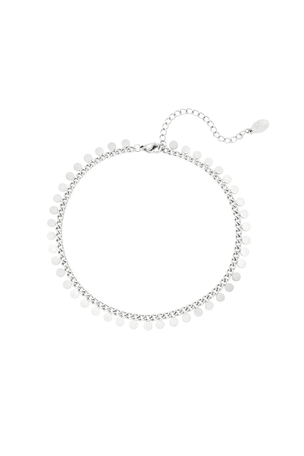 stainless steel anklet circles  