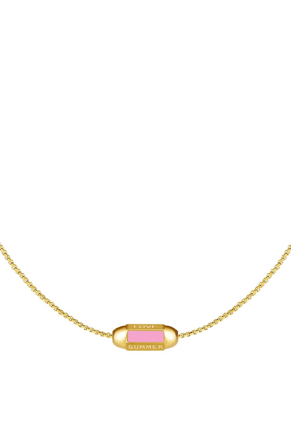 Collar Summer Love Multicolor Acero inoxidable h5Imagen2