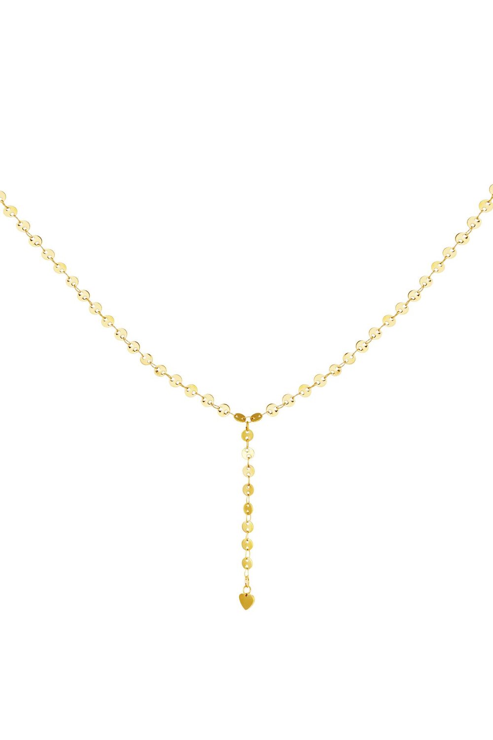 stainless steel y-chain necklace (Pack with plastic bag)