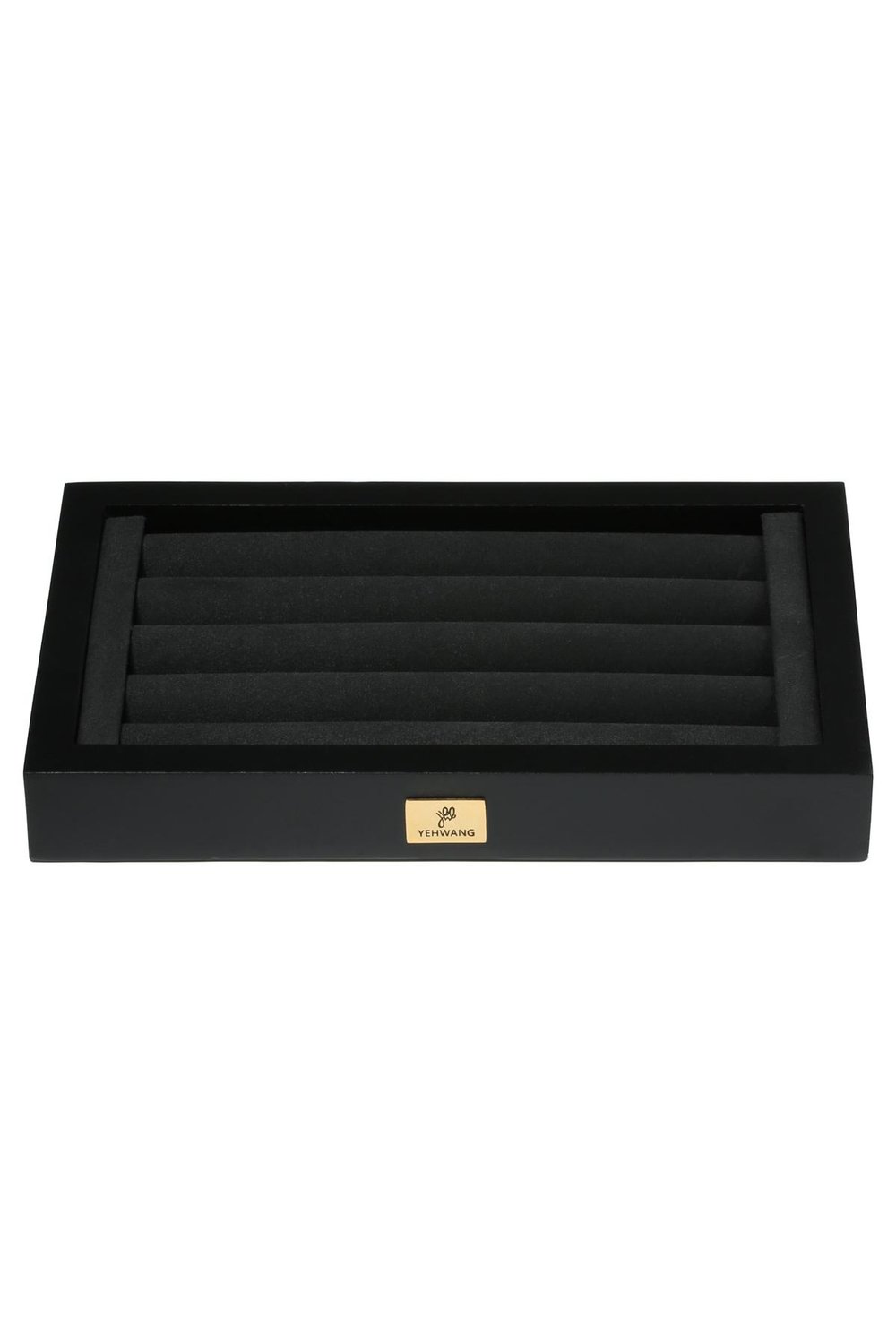 Display 20 Rings Black & Gold Color Polyester