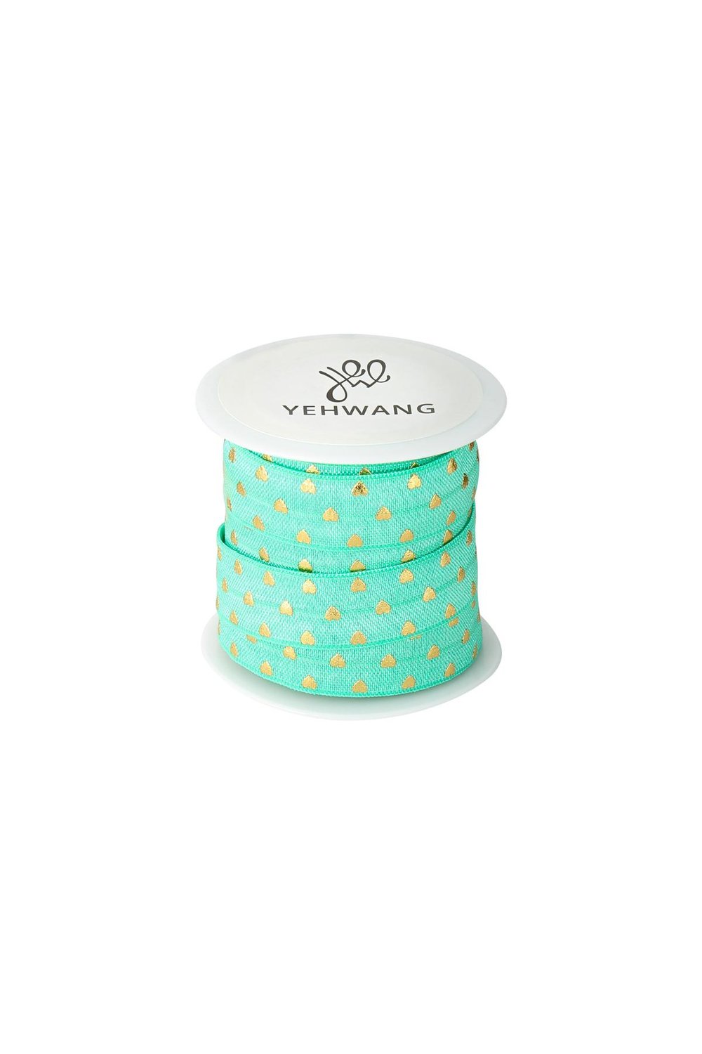 DIY Elastic Band Hearts - 15MM Groen Nylon
