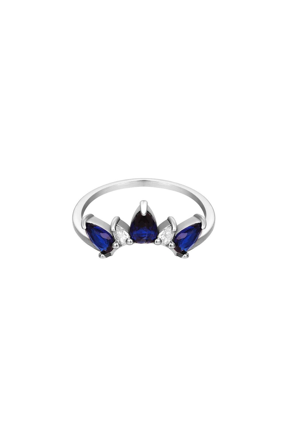 Ringkrone Silber Edelstahl 16