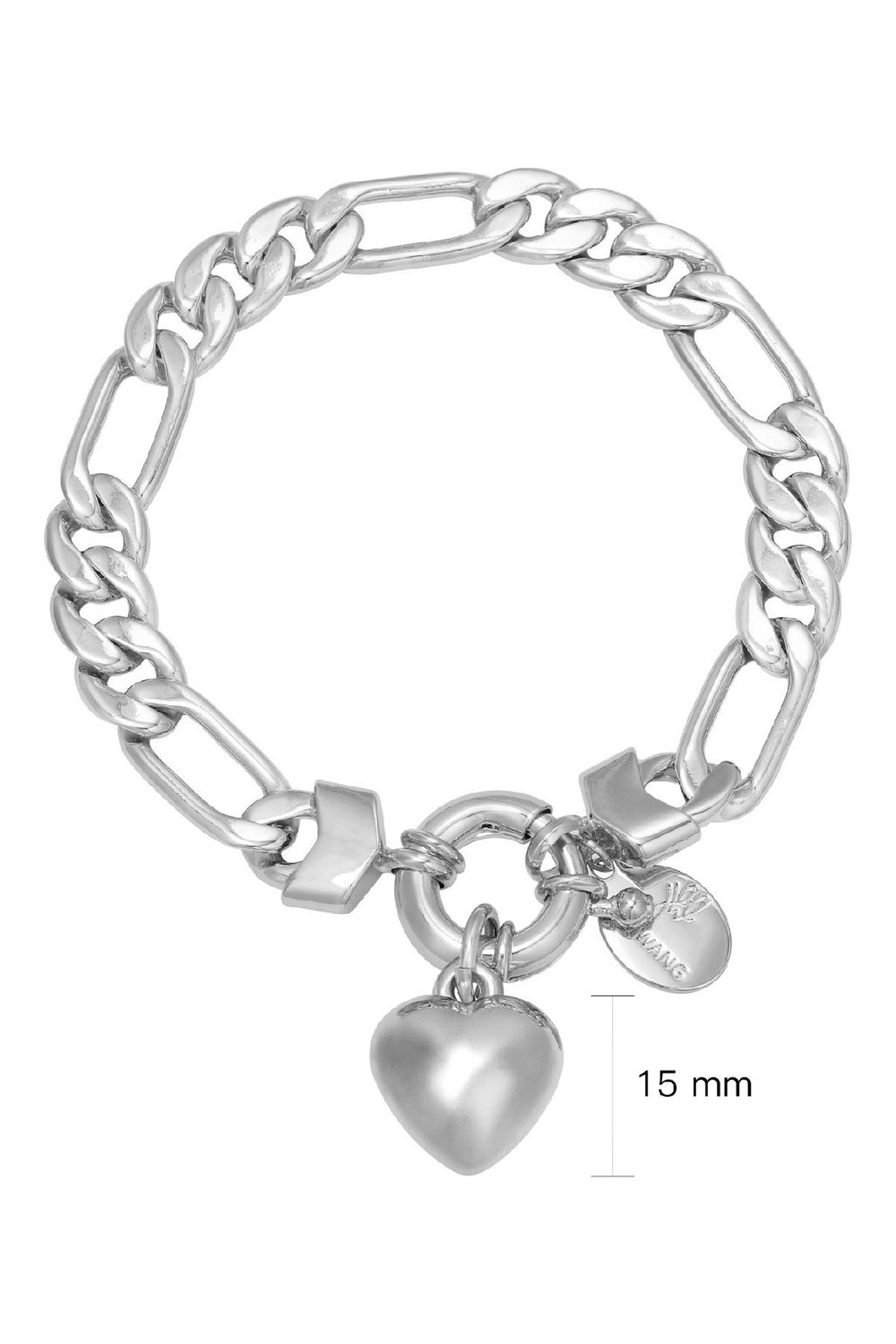 Armband Chain Mara Silber Kupfer h5Bild2