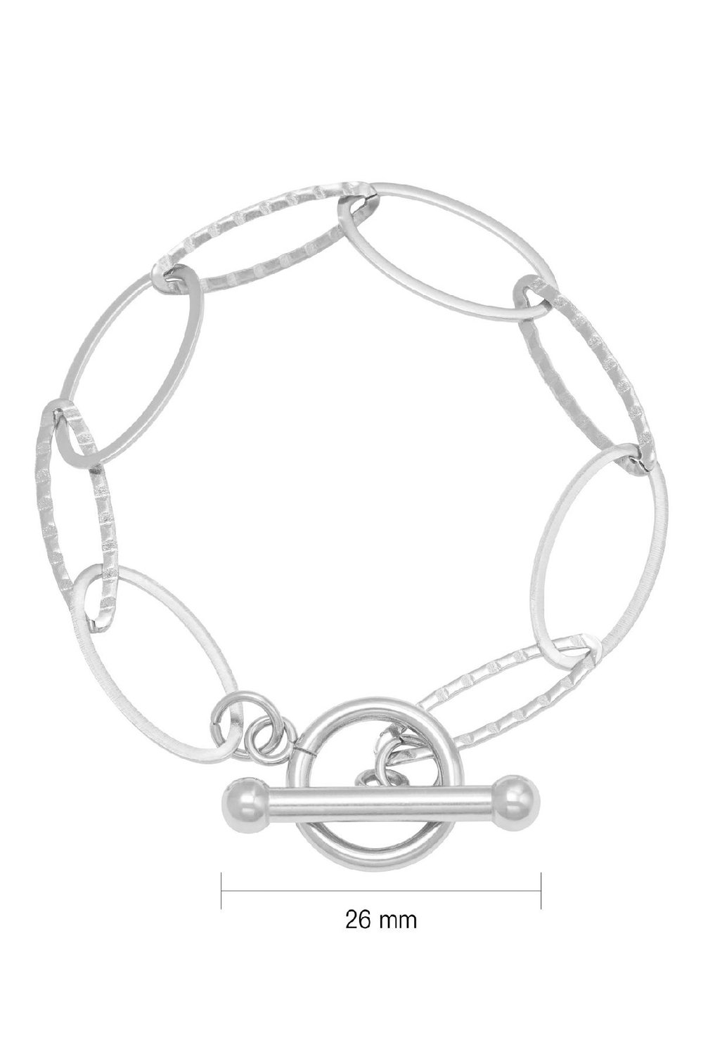 Armband Airy Links Silber Edelstahl h5Bild2