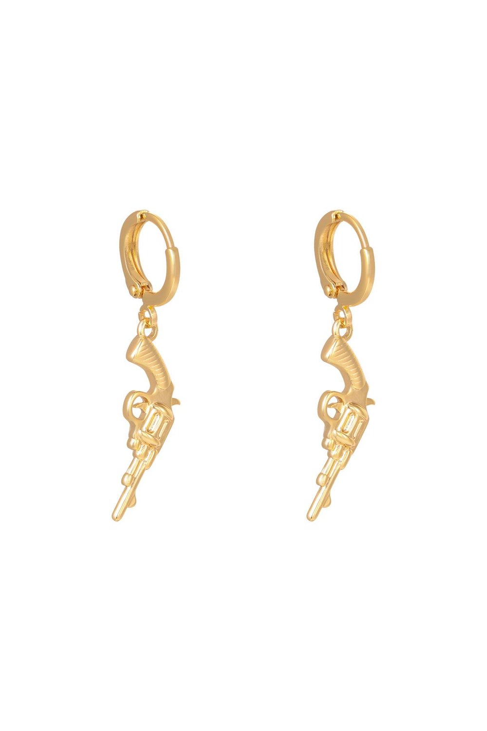 Earrings Gun Silver Color Copper