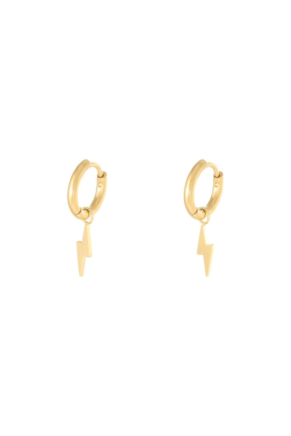 Orecchini Bullone Gold Stainless Steel