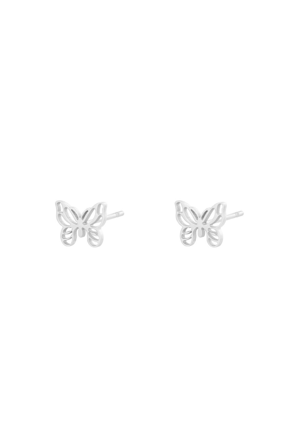 Earrings Little Butterfly Gold Color Stainless Steel