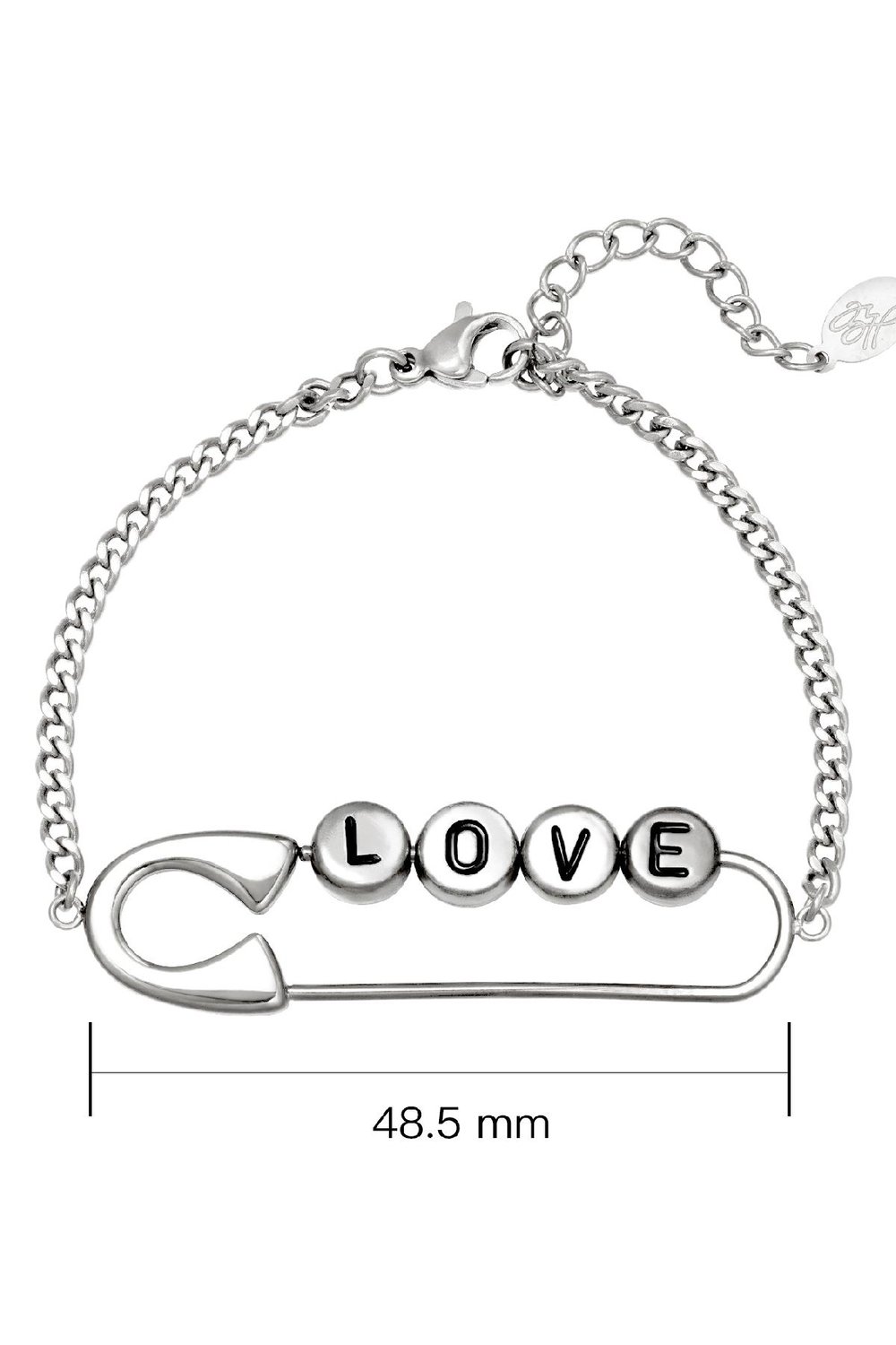 Armband Safety First Zilver Stainless Steel Afbeelding3