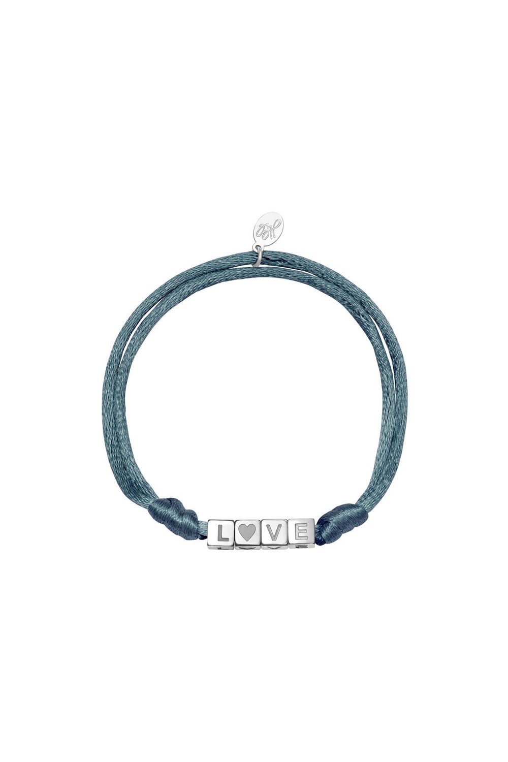 Armband Satin Love Roze Stainless Steel