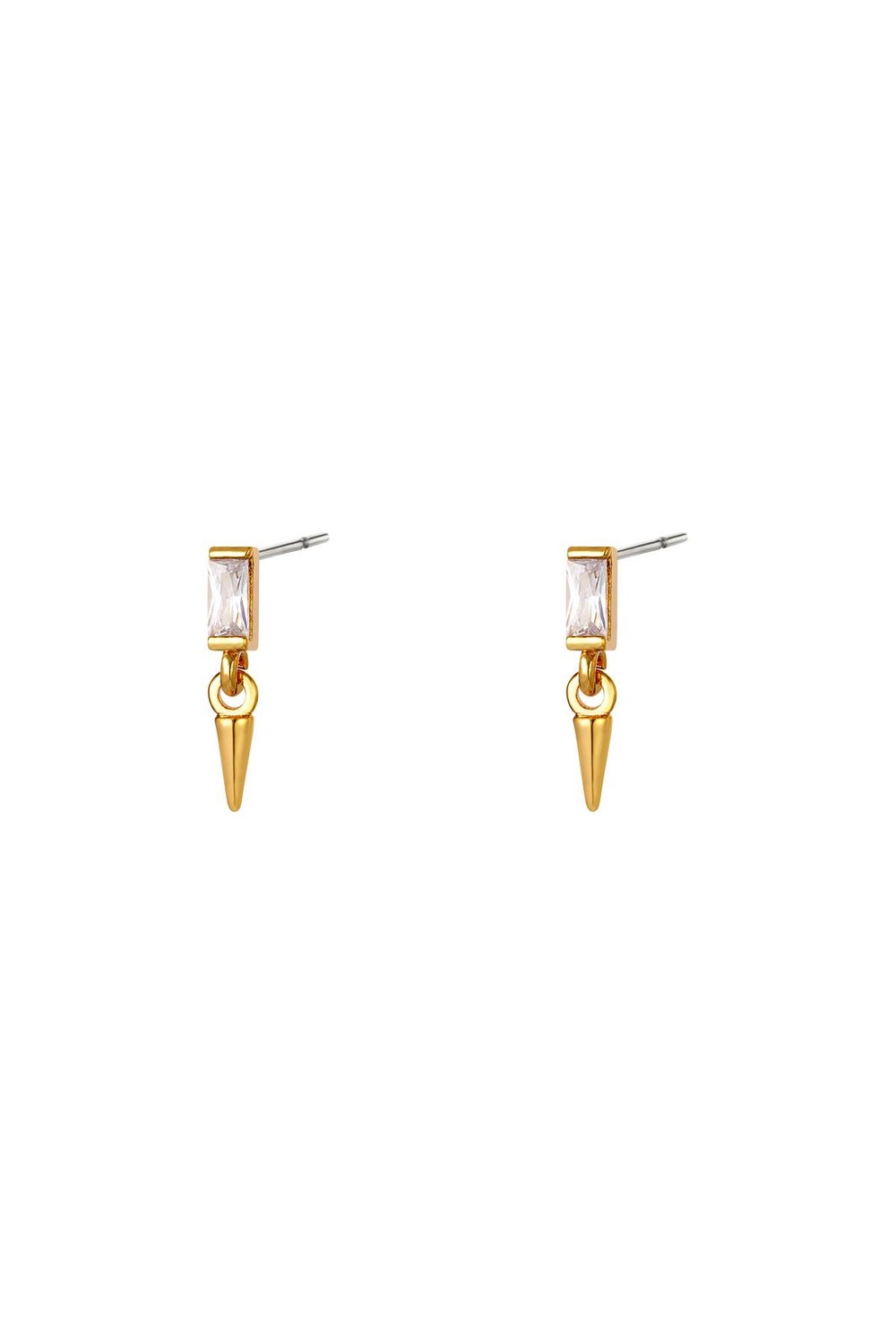 Boucles d'oreilles Little Cone Argenté Cuivré