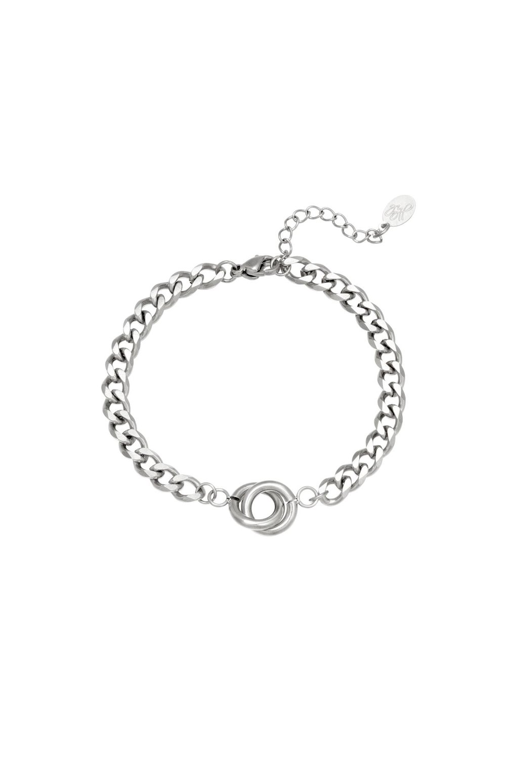 Armband Intertwined Goud kleur Stainless Steel 