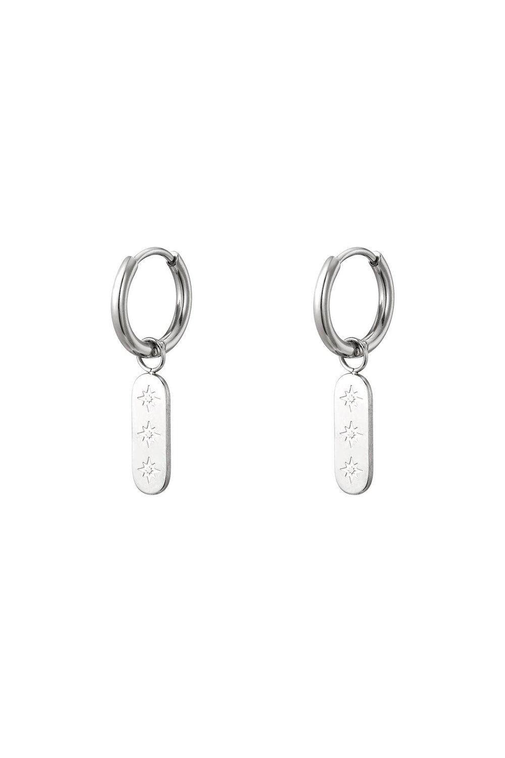 stainless steel earrings sun