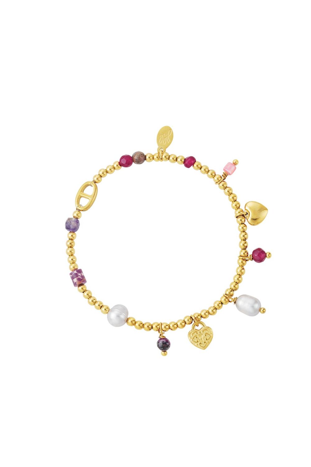 stainless steel bracelet beads the good life  