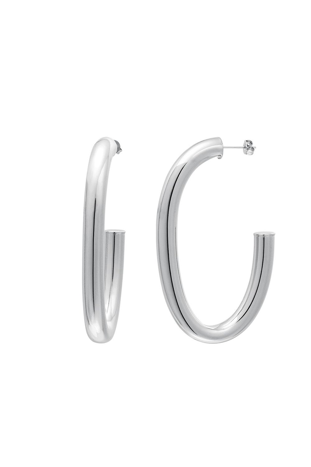 Massive hoop earrings  Gold Color Stainless Steel 